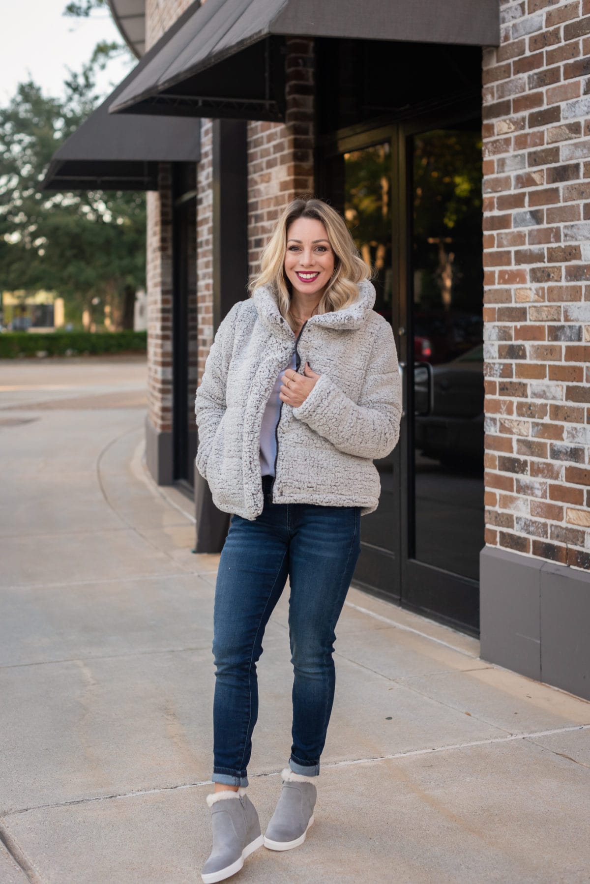 JC Penney Jacket and Jeans 
