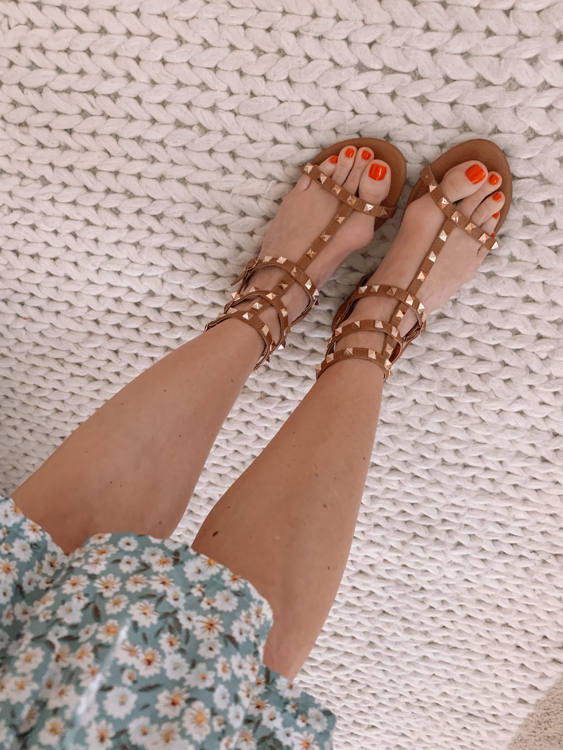 Amazon Fashion - Brown Studded Sandals 
