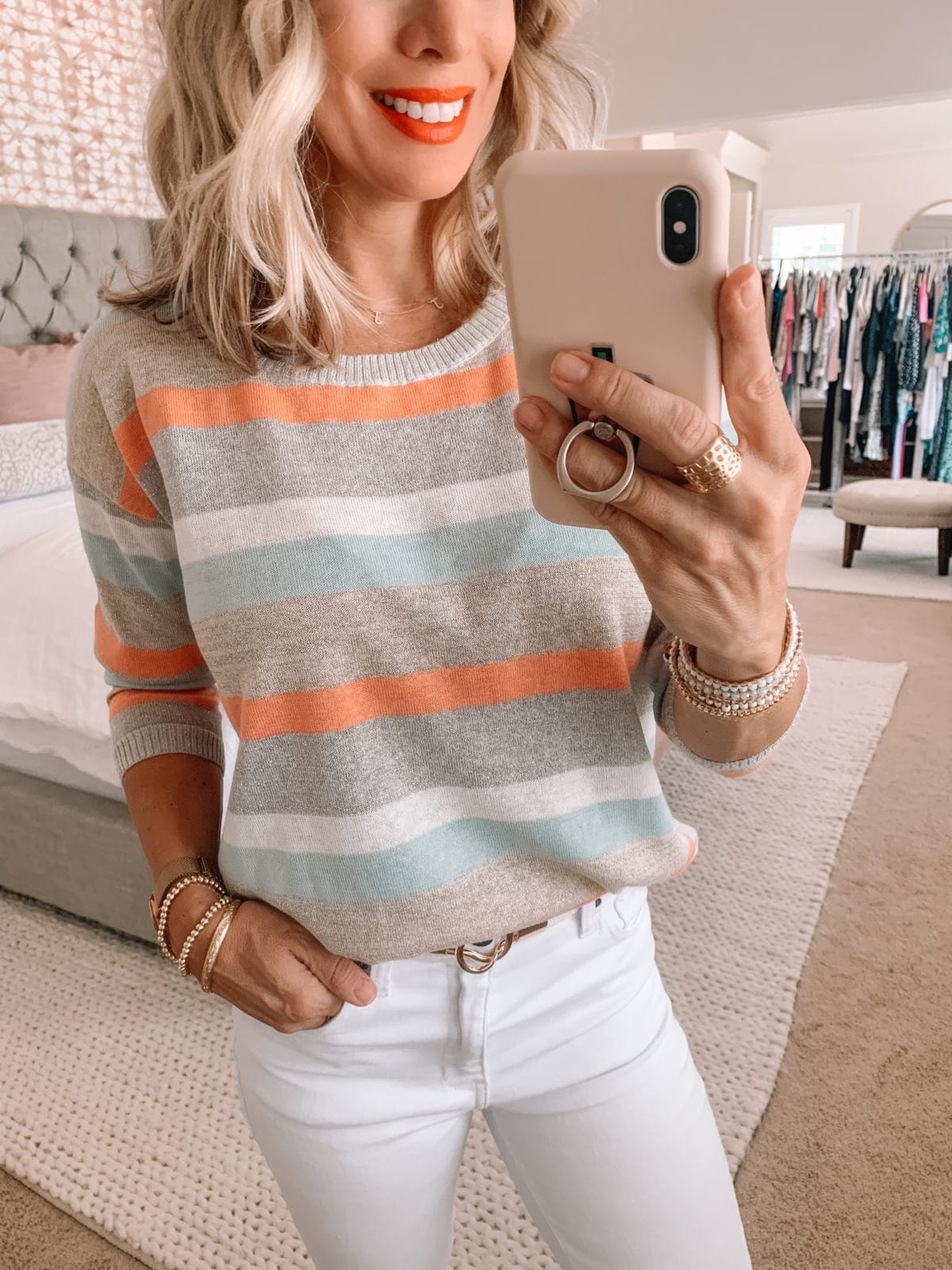 Summer stripe sweater