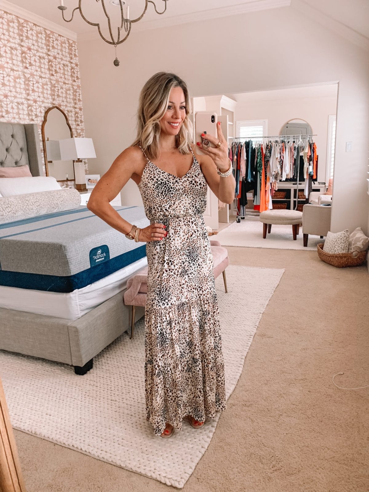 Dressing Room Finds Nordstrom and Target, Leopard Print Maxi