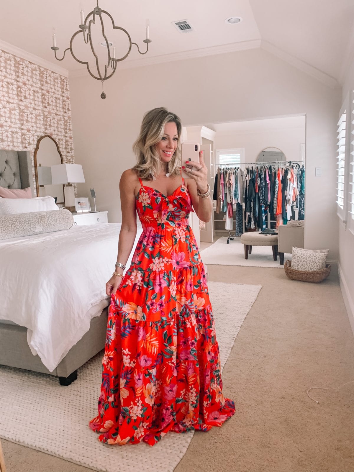 Dressing Room Finds Nordstrom and Target, Floral Maxi Dress 