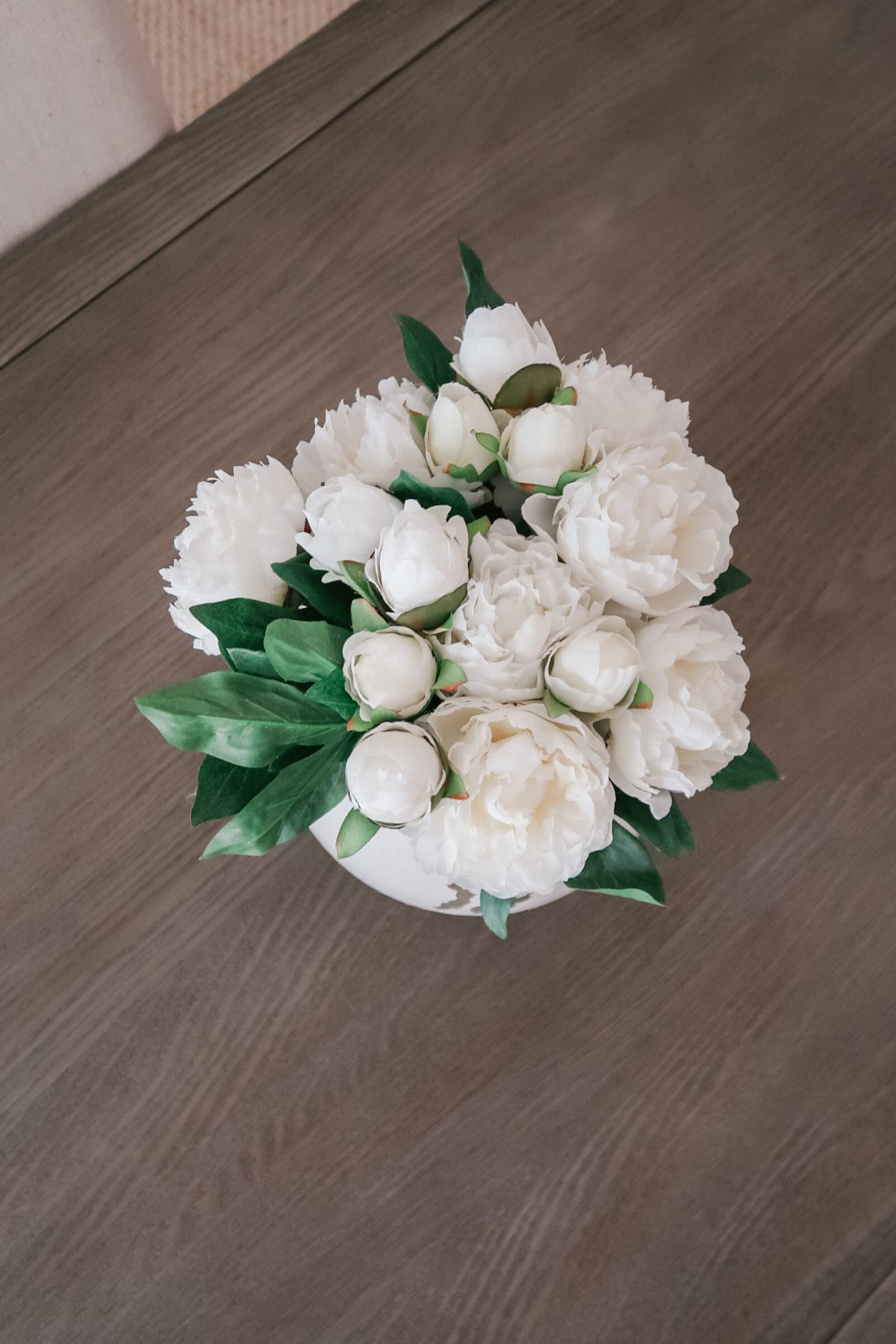 White Faux Flowers