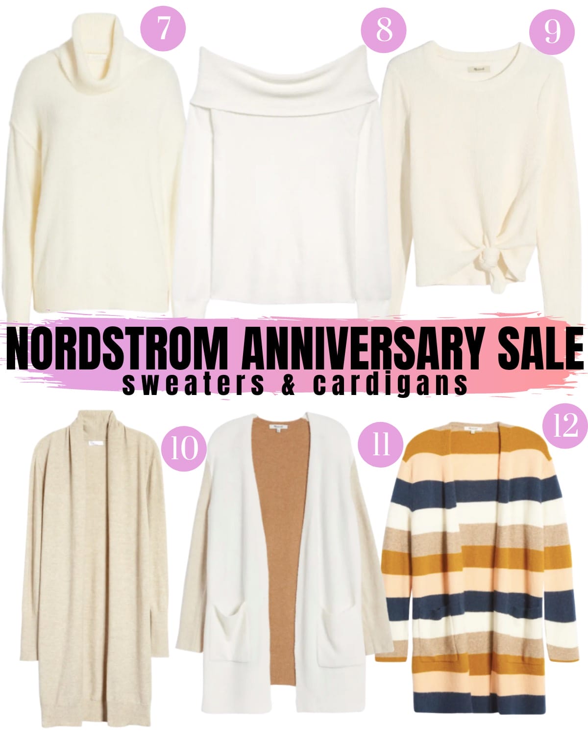 Nordstrom Anniversary Sale 2020 sweaters and cardigans