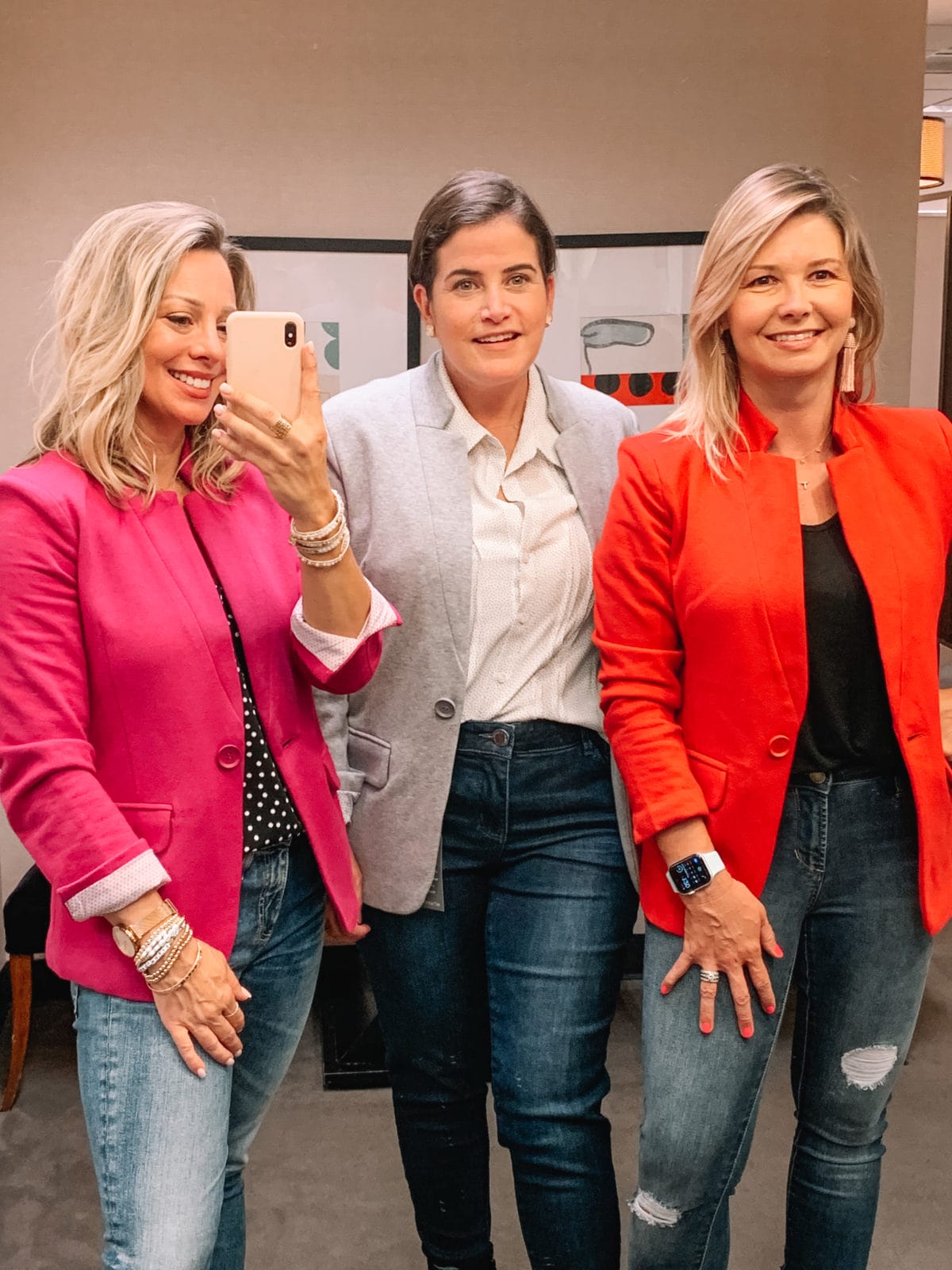 Nordstrom Anniversary Sale 2020 jeans and blazer blouse
