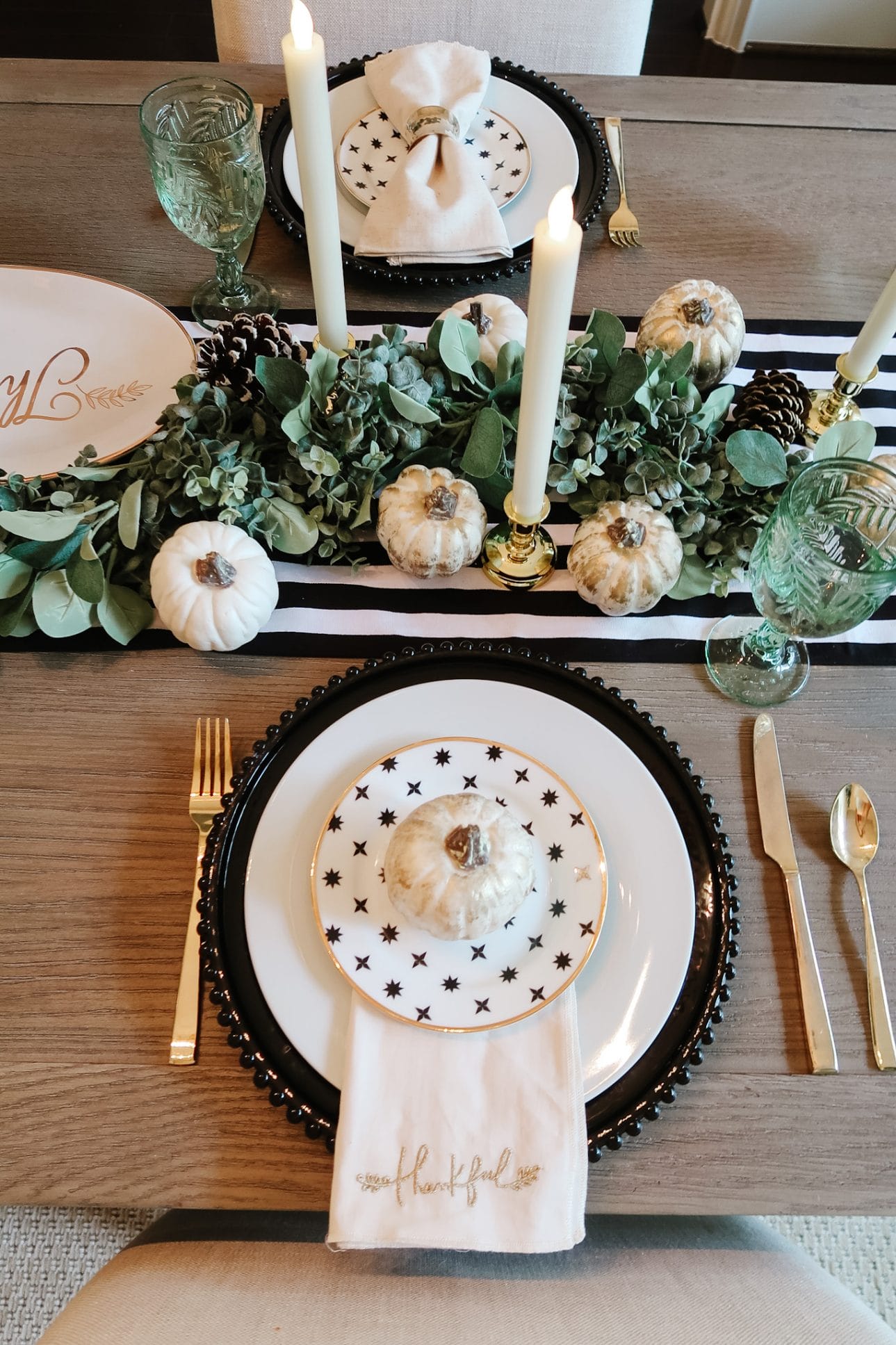 Two Thanksgiving Tablescapes • Honey We're Home
