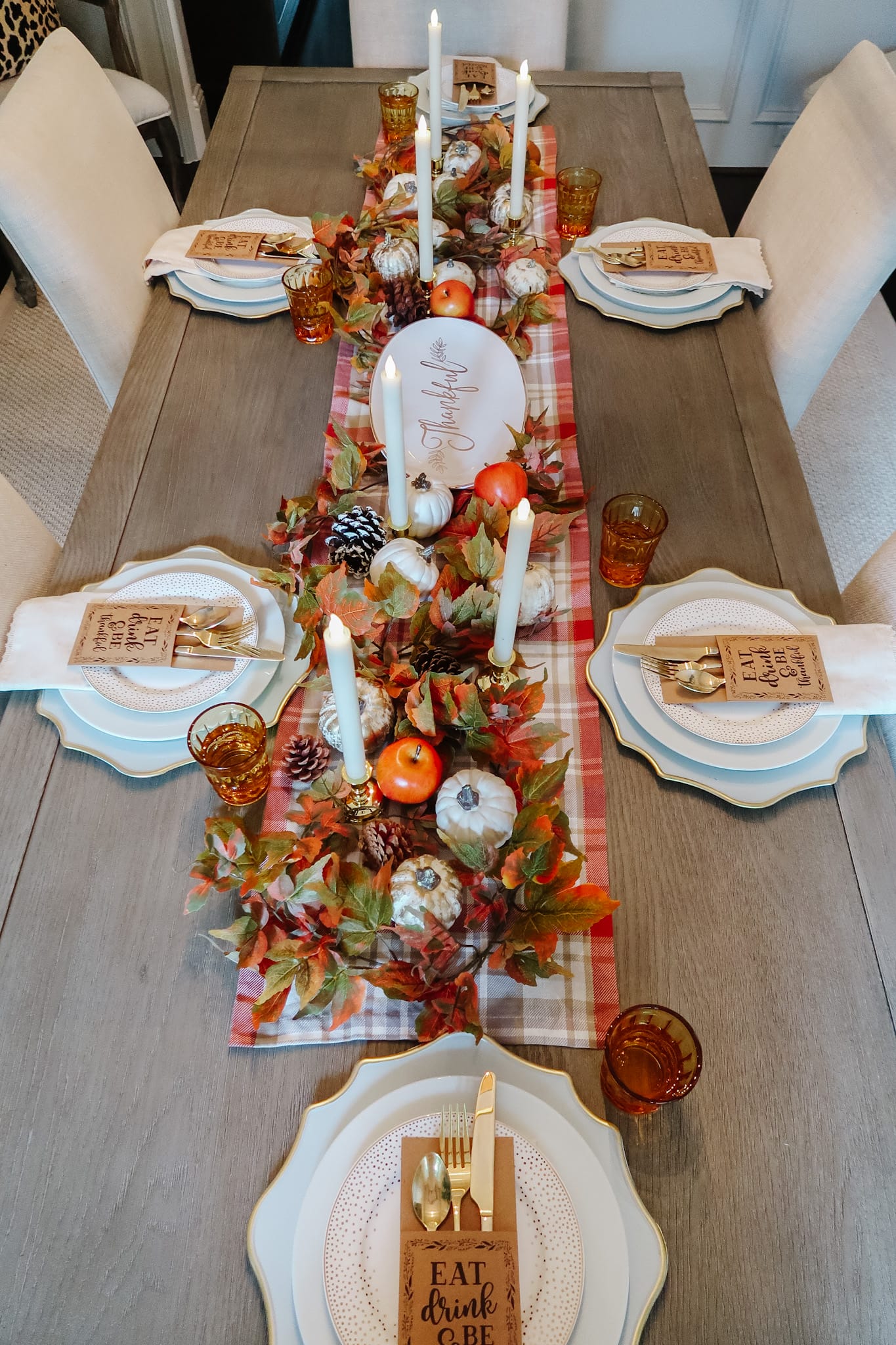 Two Thanksgiving Tablescapes • Honey We're Home