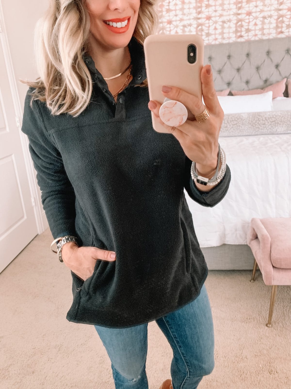 Amazon Fashion Faves, Pullover, Jeans, Booties 