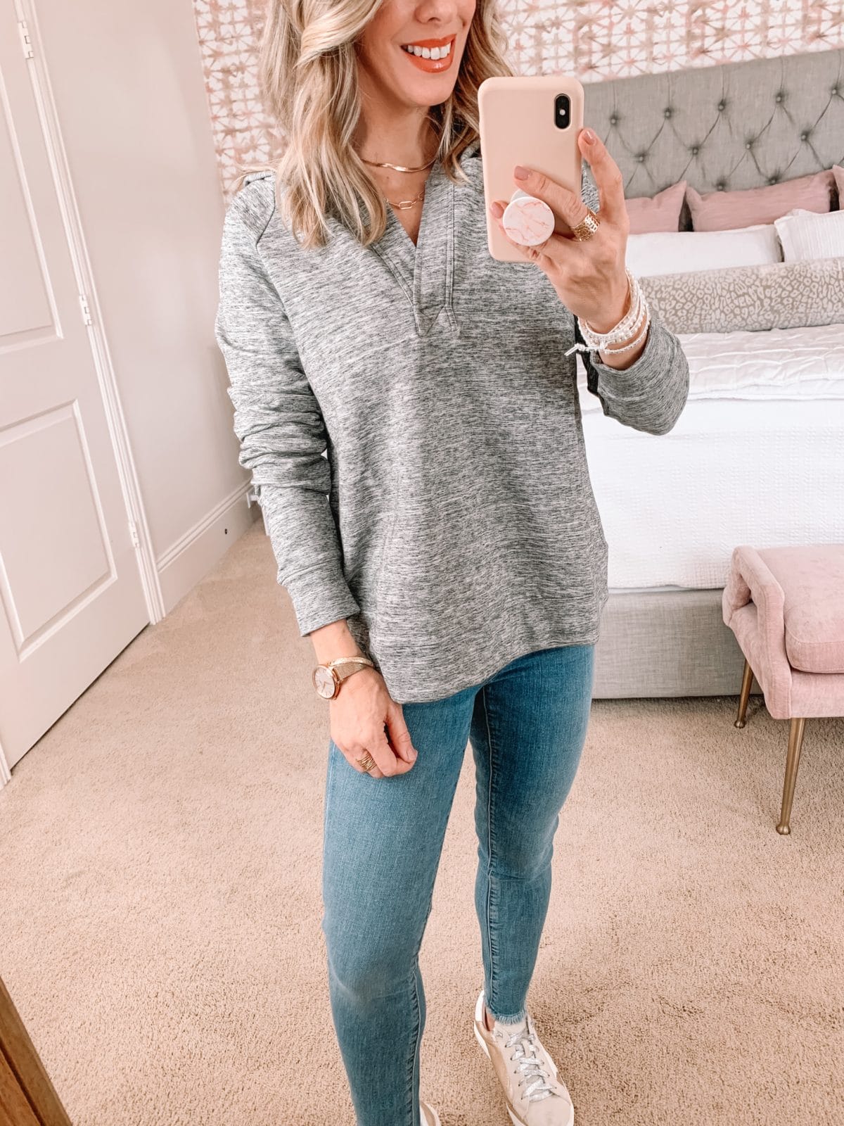 Amazon Fashion Faves, Pullover, Goodthreads Jeans, Sneakers 