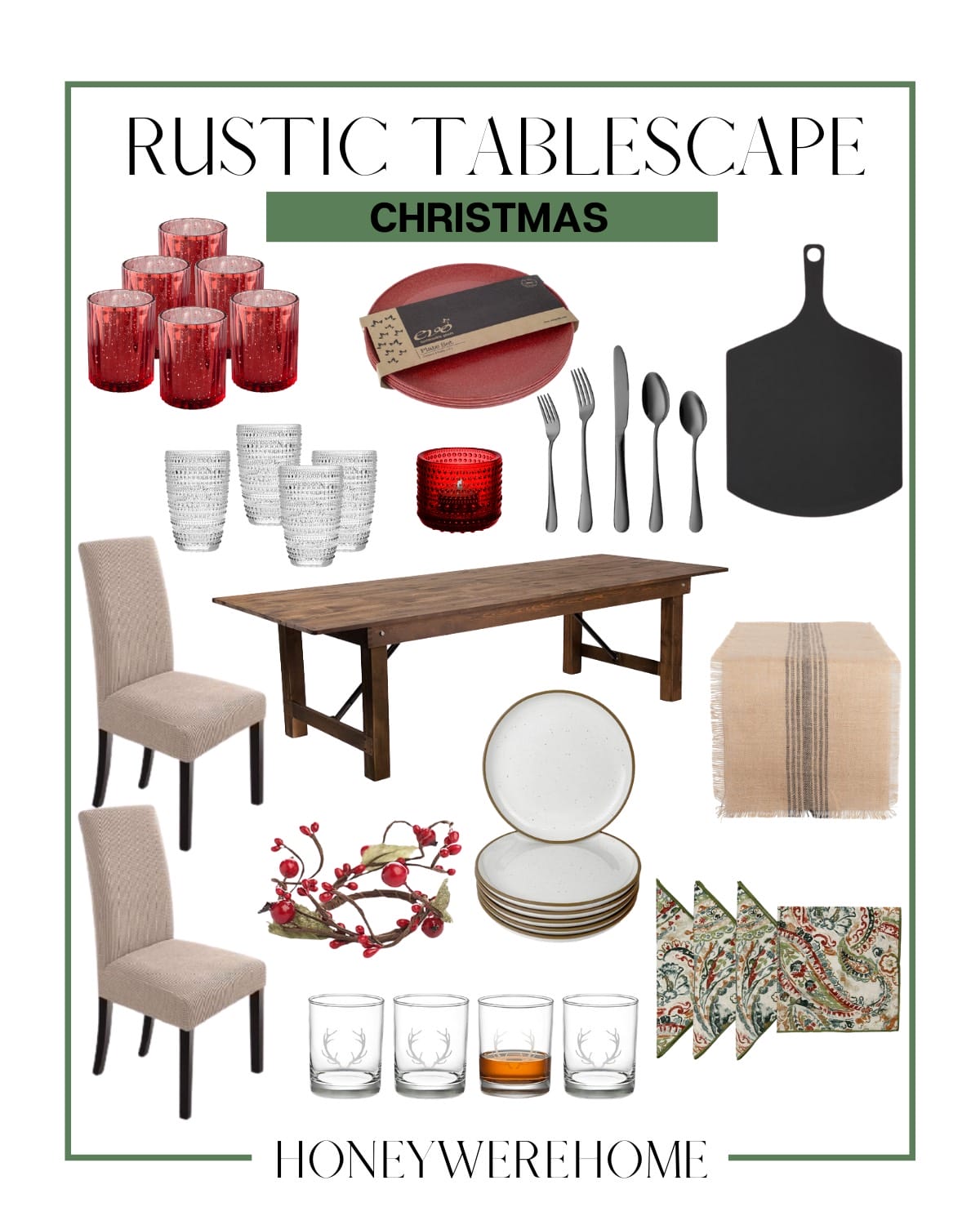 Amazon Rustic Tablescape