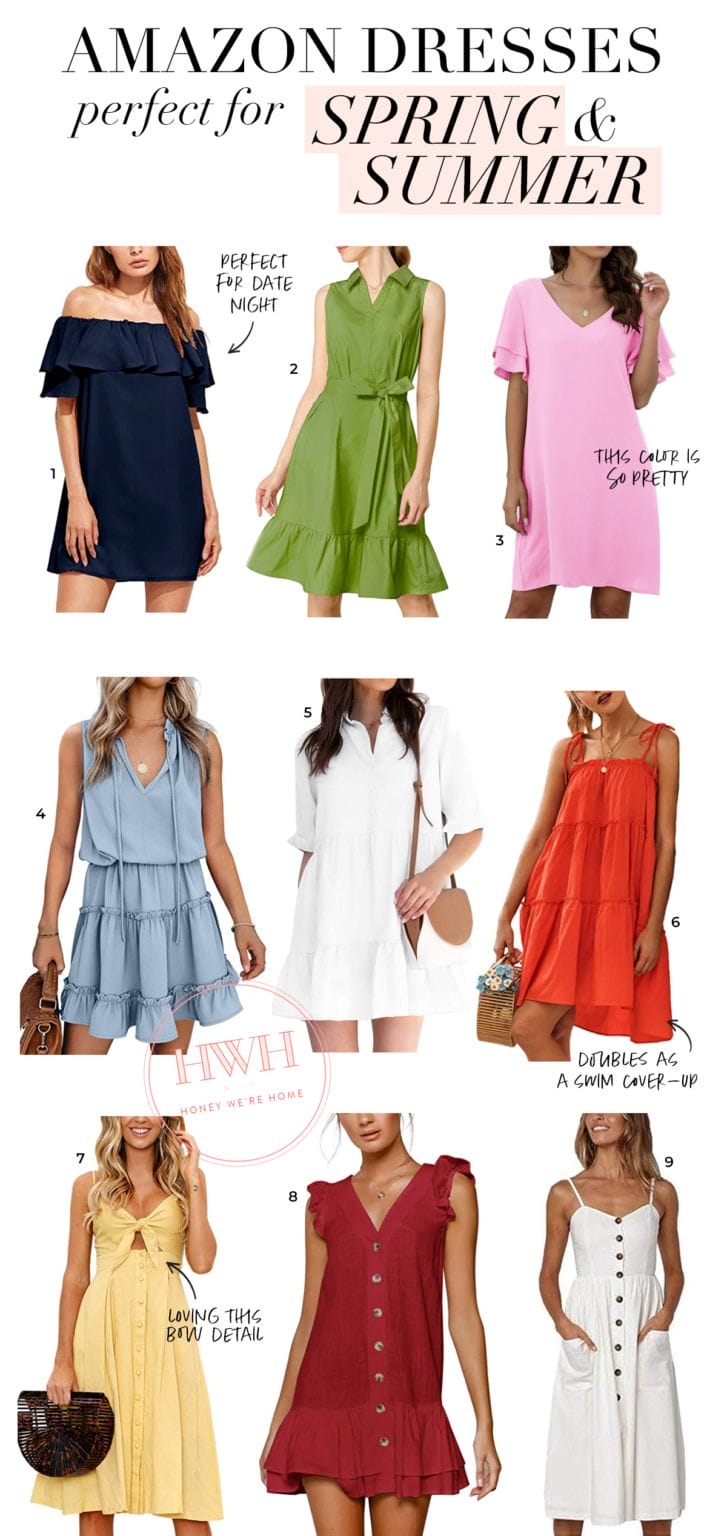 Spring & Summer Dresses | All on Amazon Under $50 - Honey We're Home