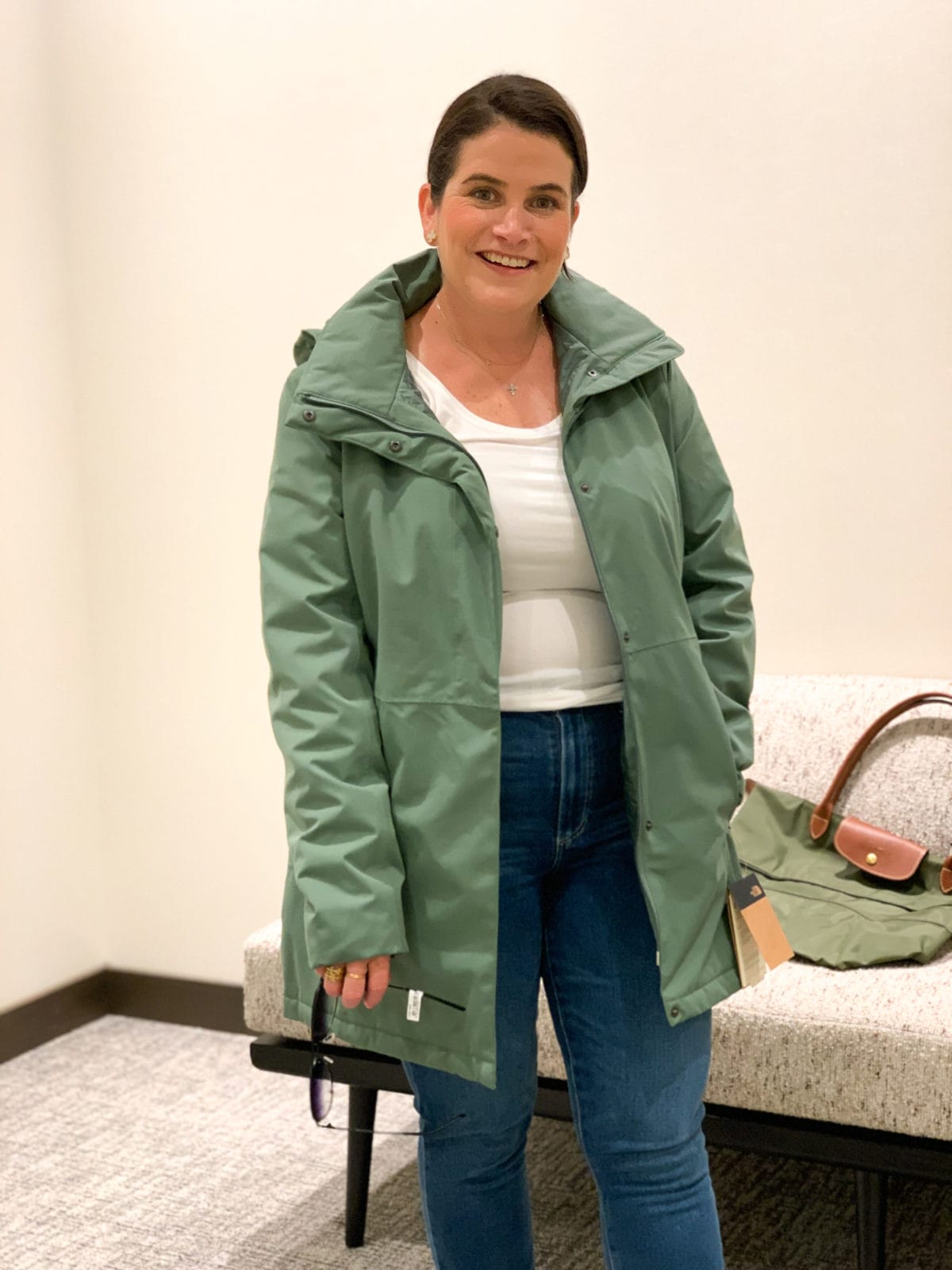 Nordstrom Anniversary Sale, North Face Rain Jacket, Jeans, Sneakers 