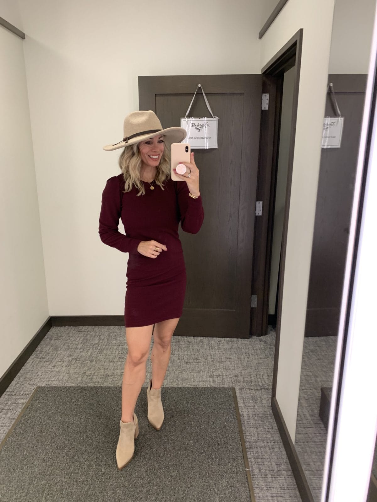 Nordstrom Anniversary Sale, Dress, Booties, Hat 