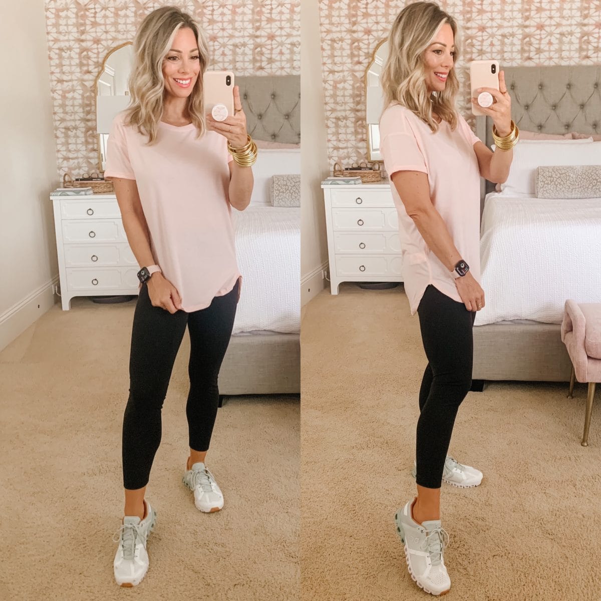Amazon Fashion Faves, Tee and Leggings with Sneakers 