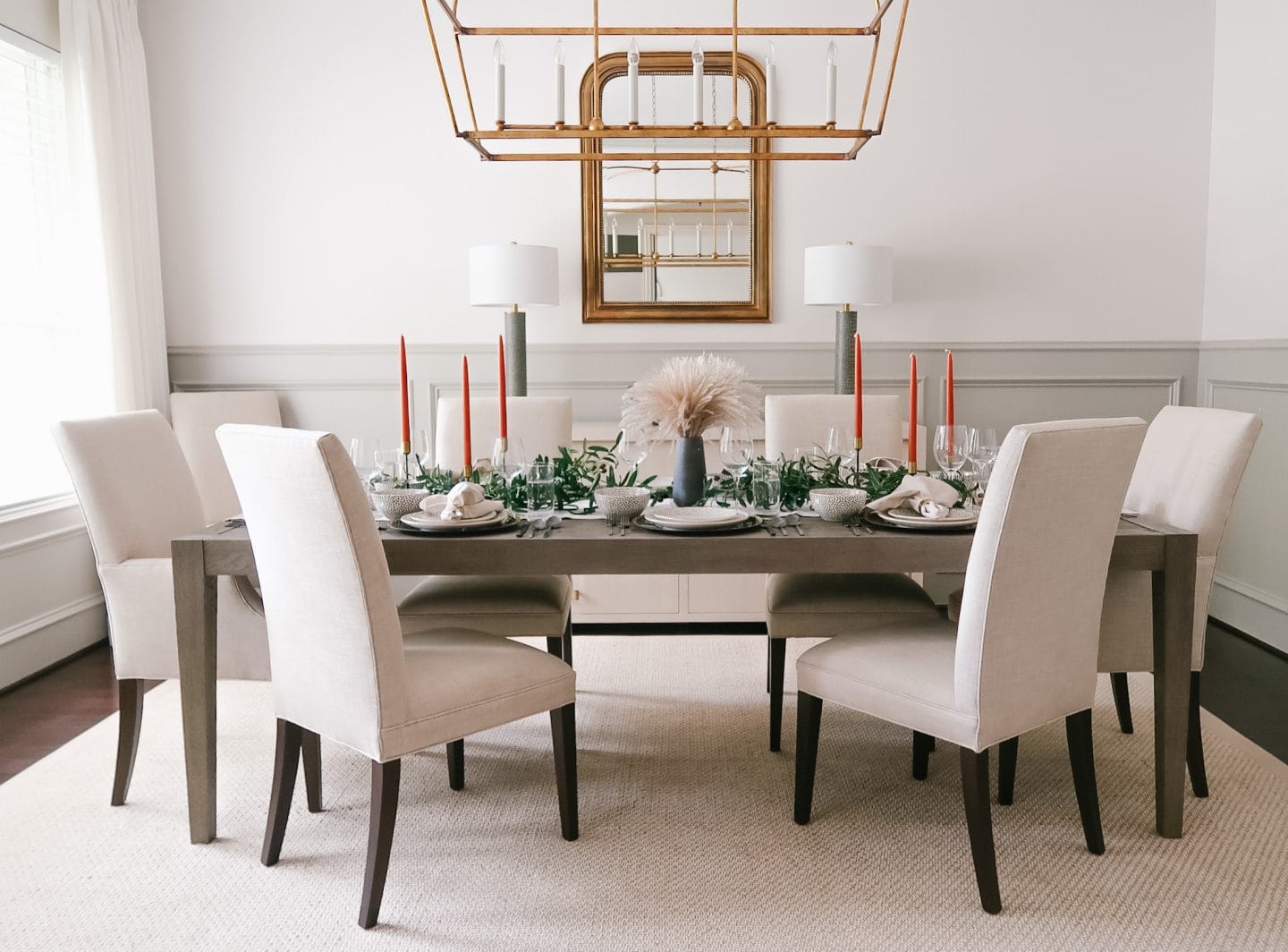 Dining Room Decor for Thanksgiving 