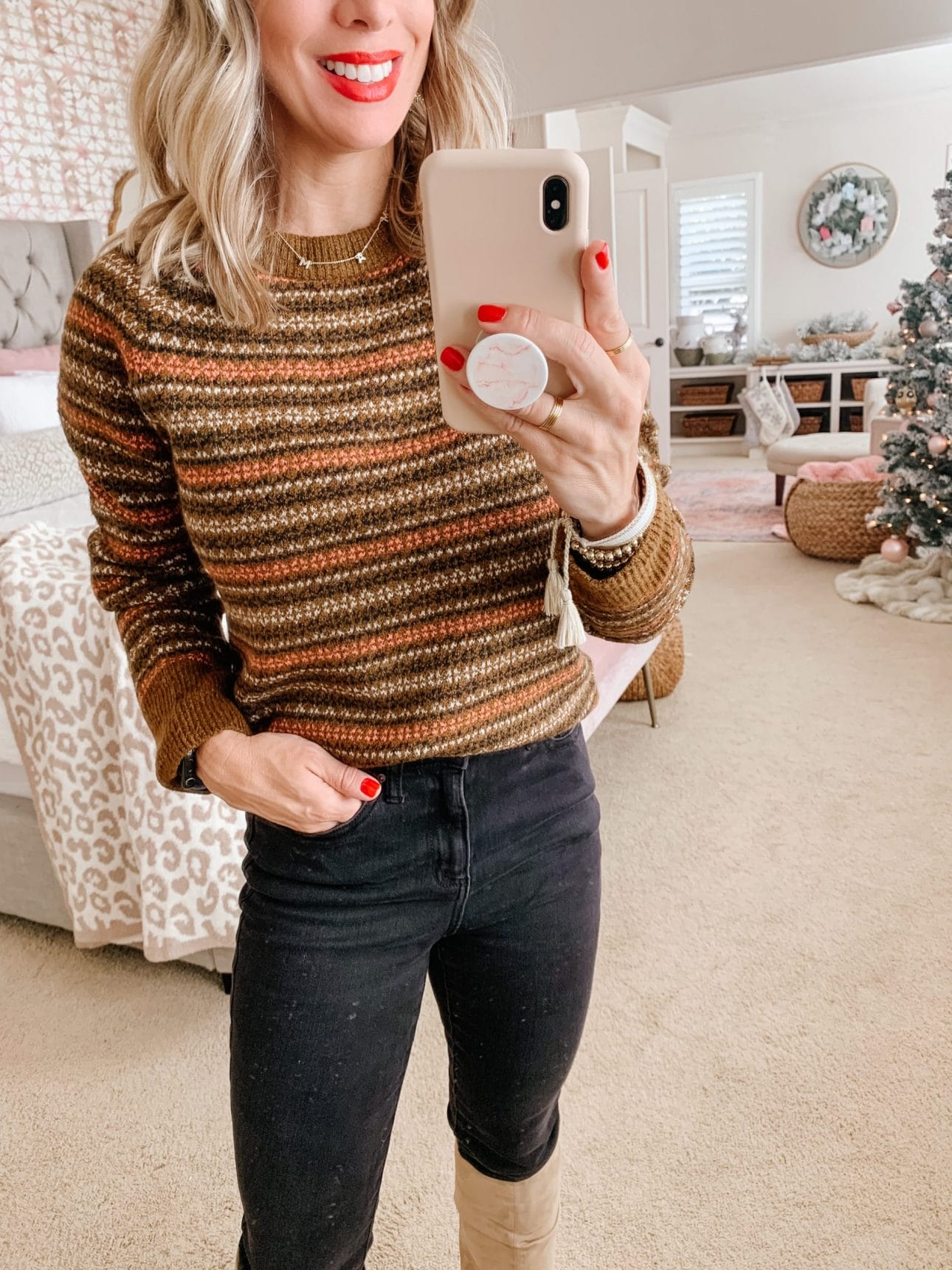 Amazon Fashion, Sweater, Jeans, Boots 