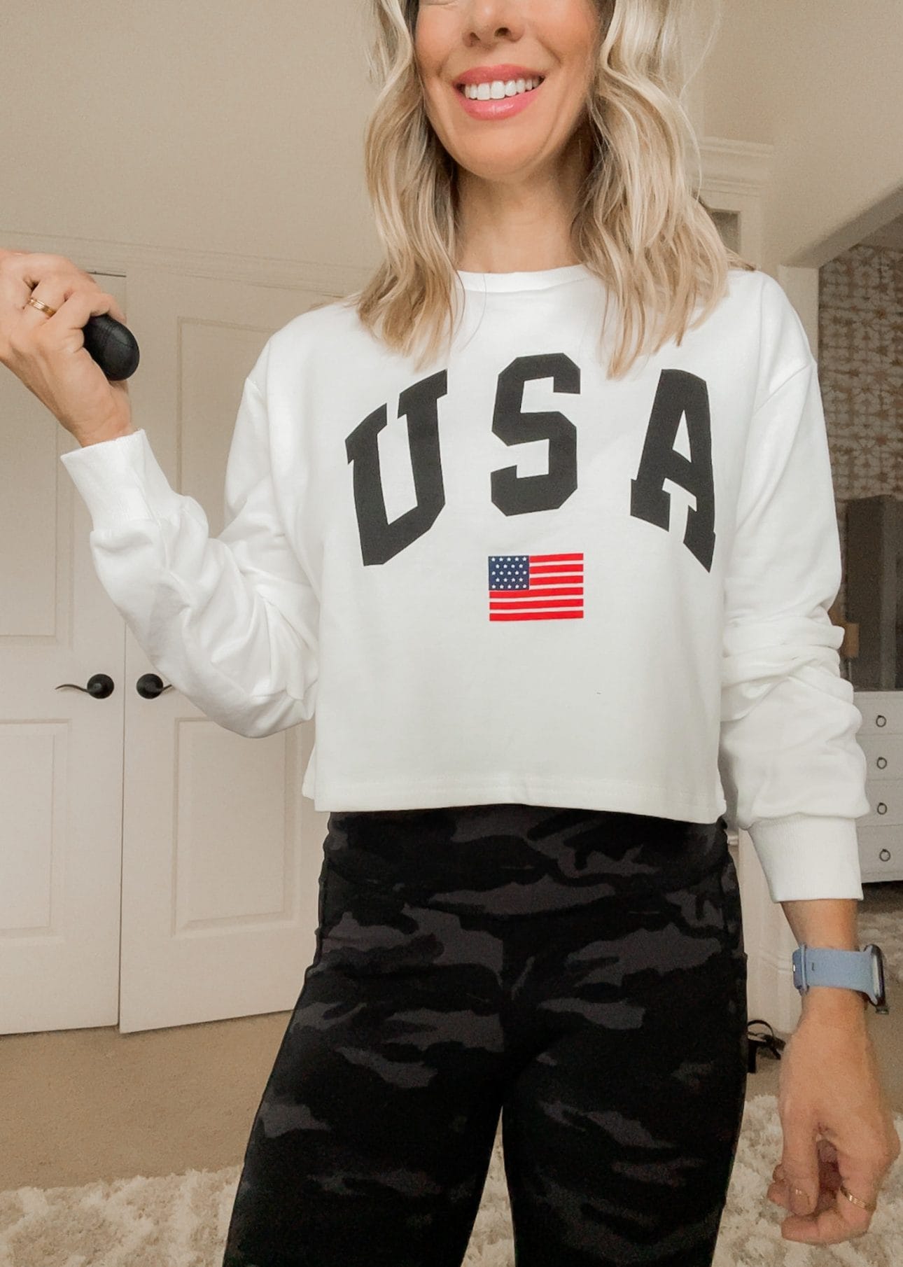 Amazon Fashion, USA Sweatshirt, Leggings 
