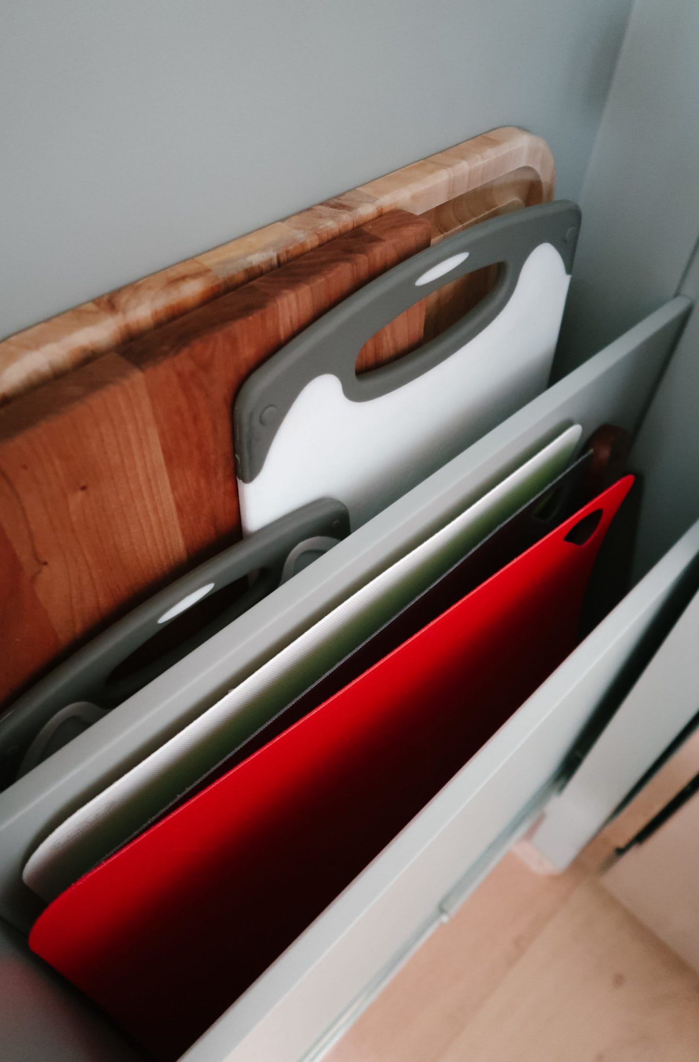 Cutting Board Storage, Kitchen Tour 