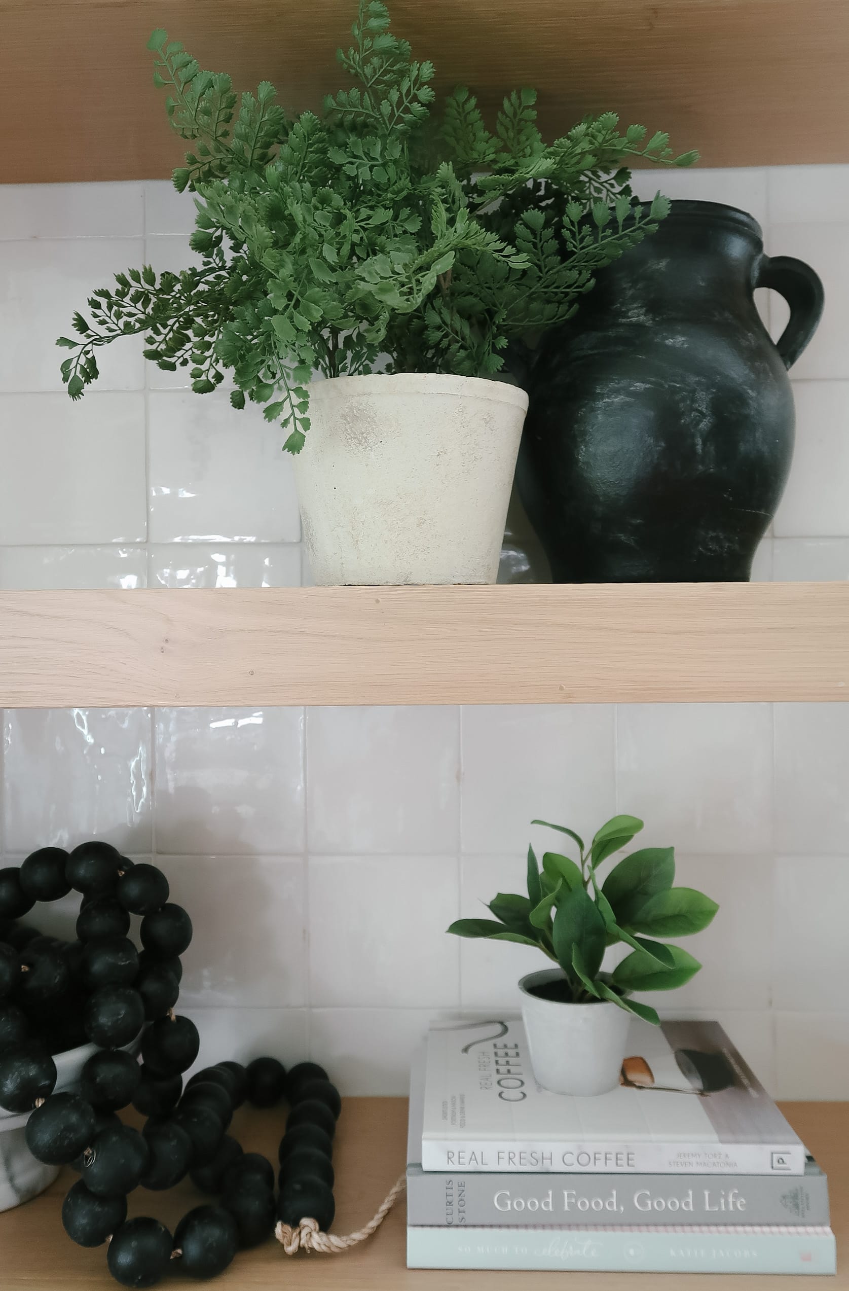 Faux Plants, Vases, Kitchen Tour 