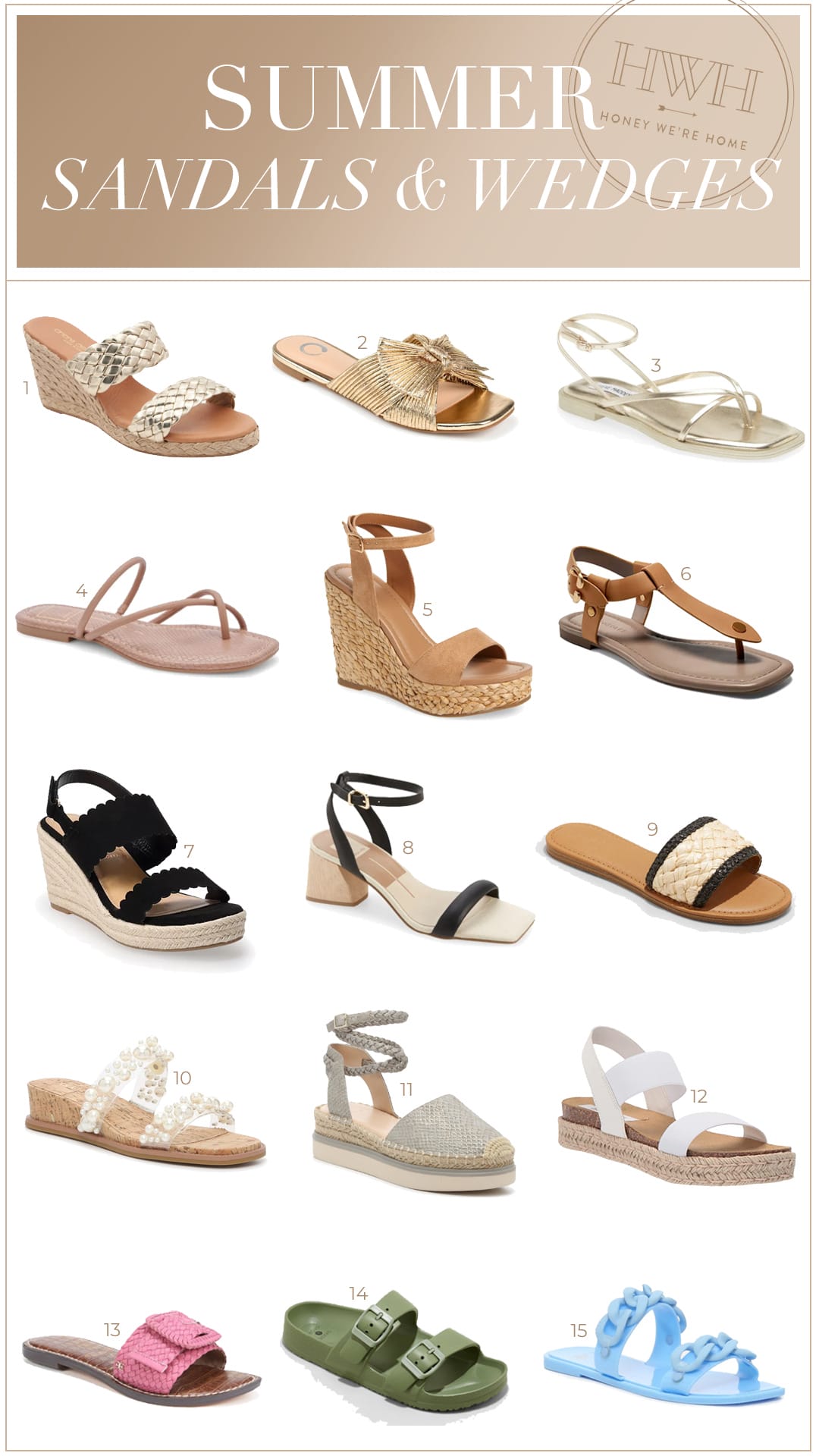 Summer Sandals & Wedges 