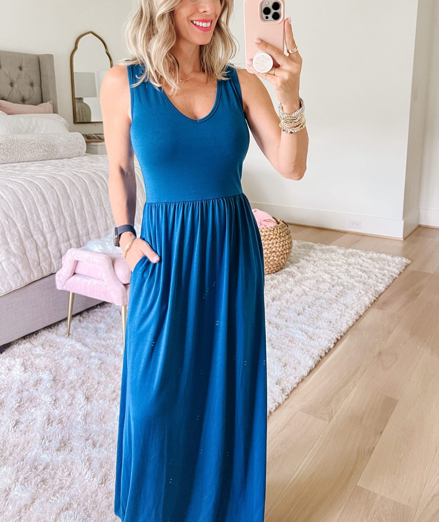 Blue Maxi Dress 