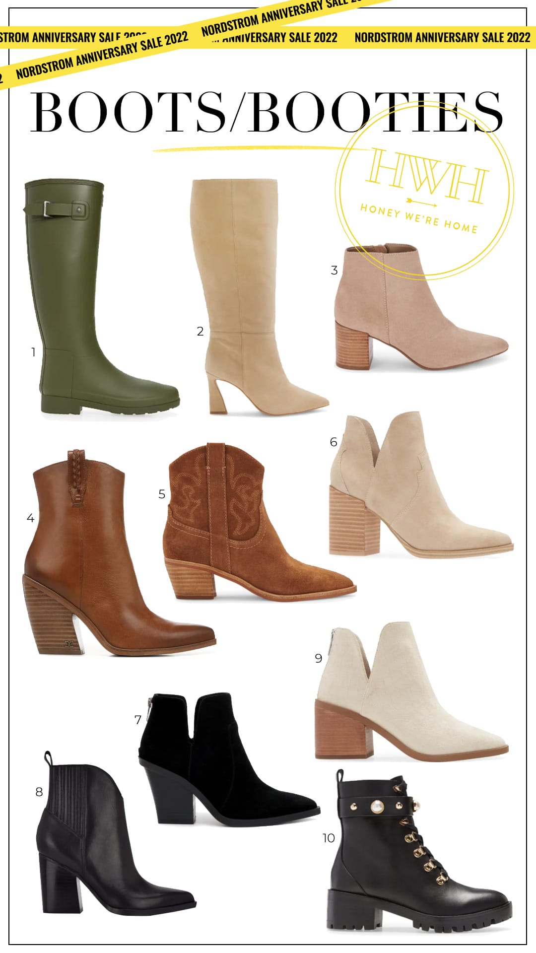 Nordstrom Anniversary Sale 2022 Boots and booties