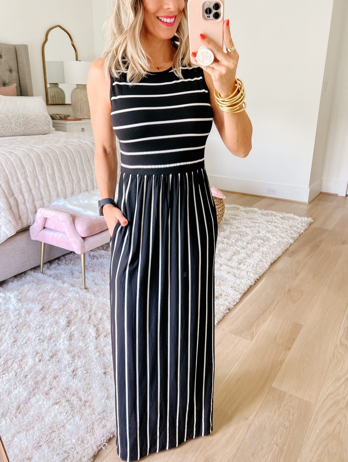 Striped Maxi Dress 