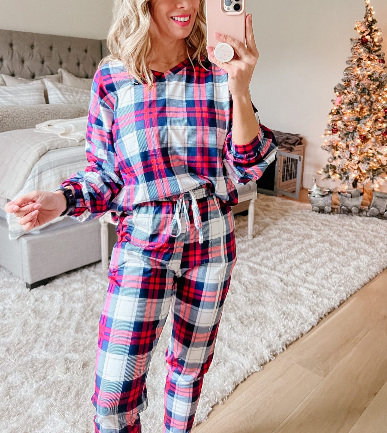 Plaid Pajama Set 