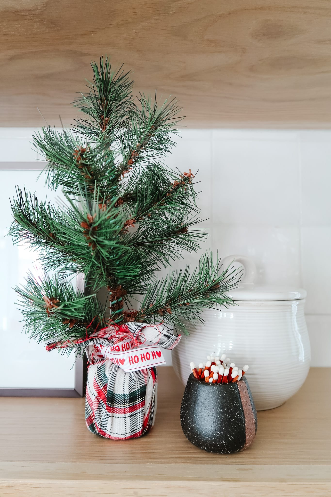 Christmas Tree, Matches, Jar