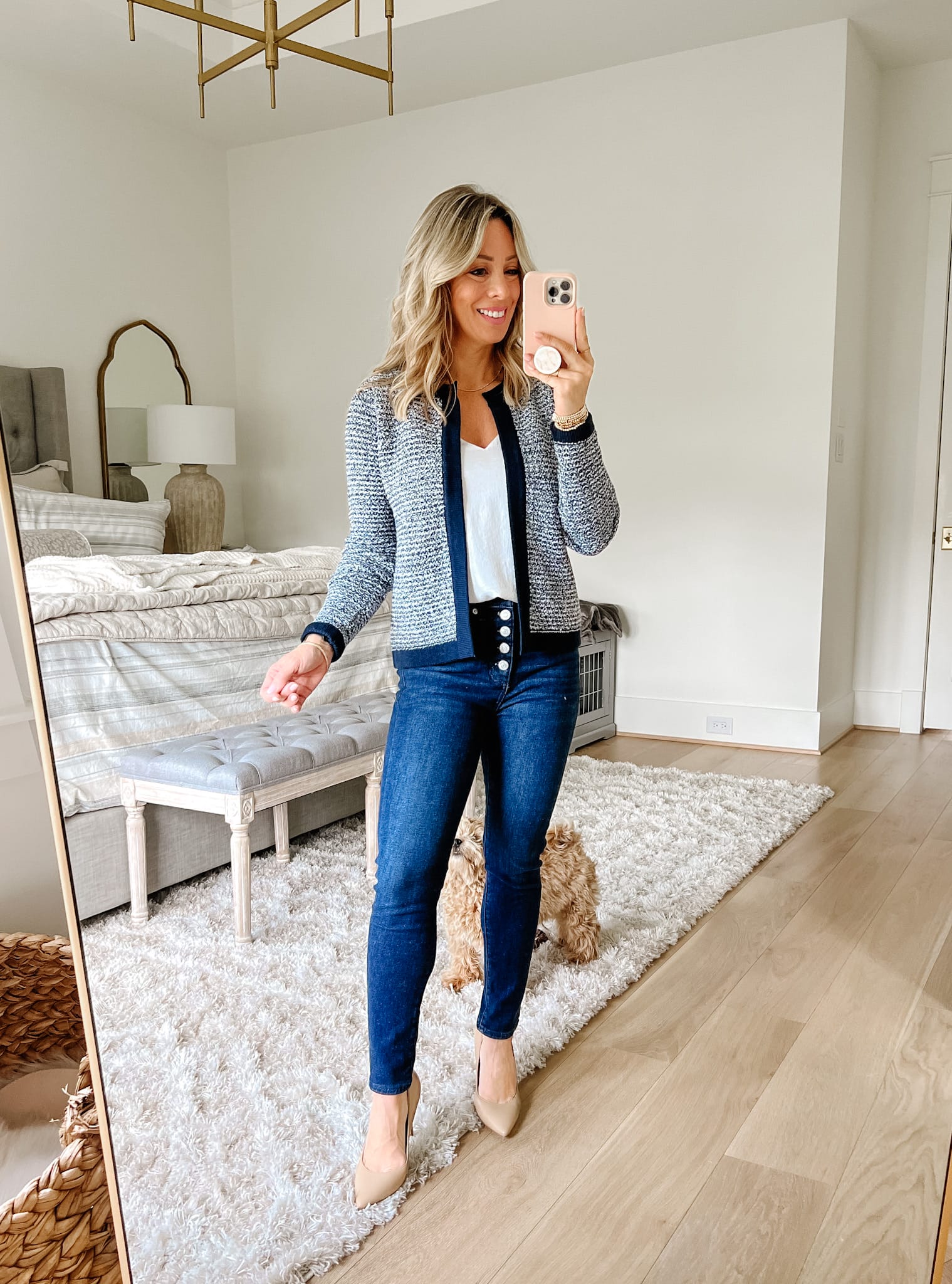 Outfit Of The Day - Blue Jeans & Red Pumps — Arteresa Lynn