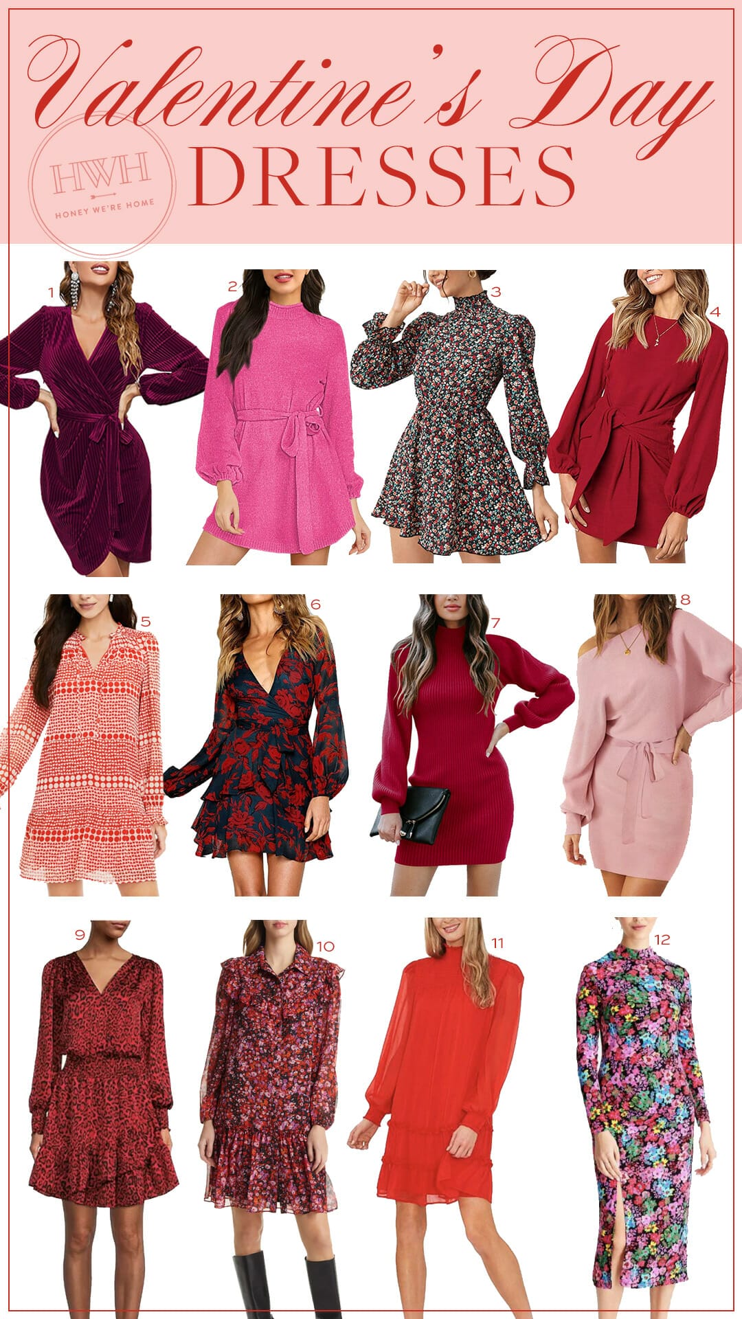 Valentine’s Day Dresses & Casual Outfits