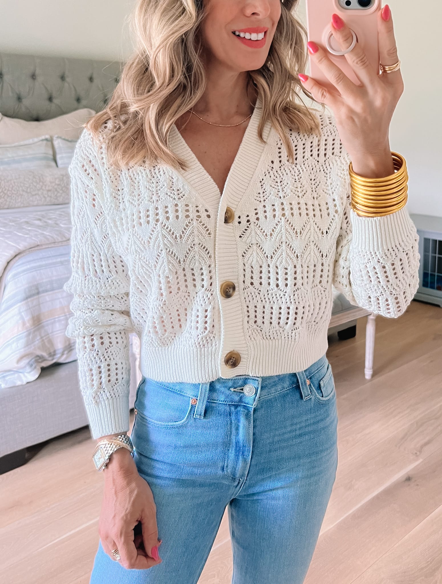 Sweater, Jeans 