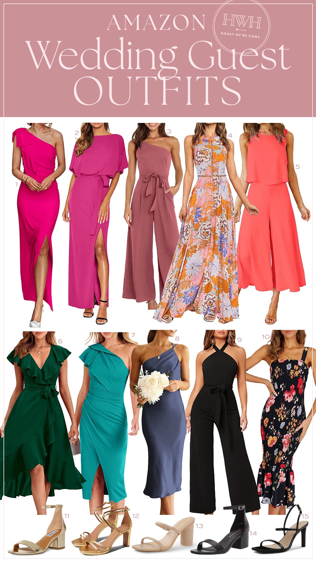 Stunning & Affordable Wedding Guest Outfits • Honey We're Home