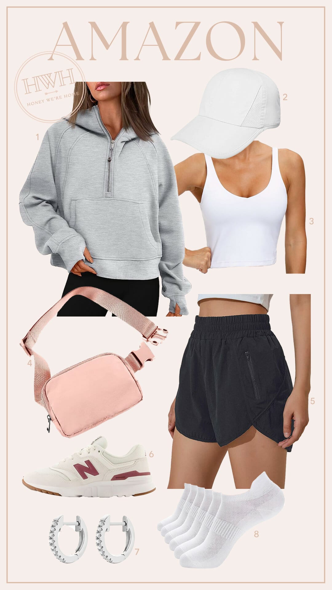 Amazon Outfit Sporty Collage