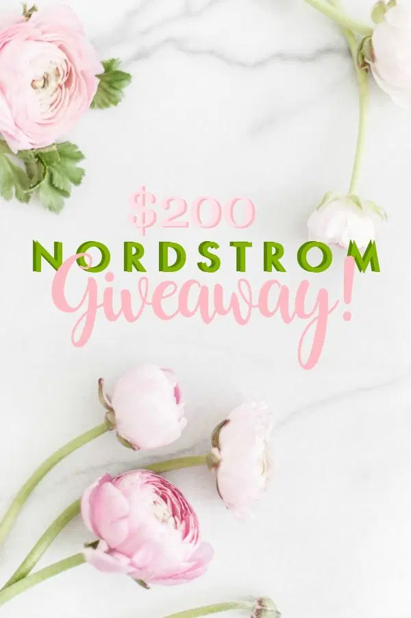 $200 Nordstrom Giveaway