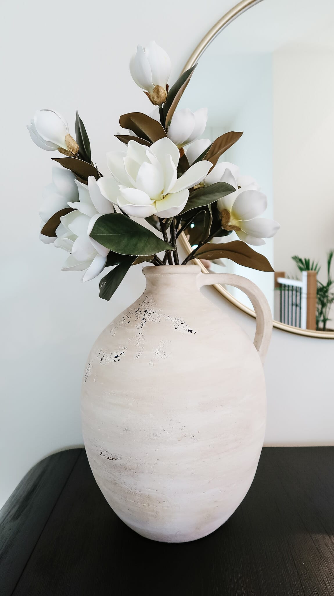 Vase, Magnolia Stems 