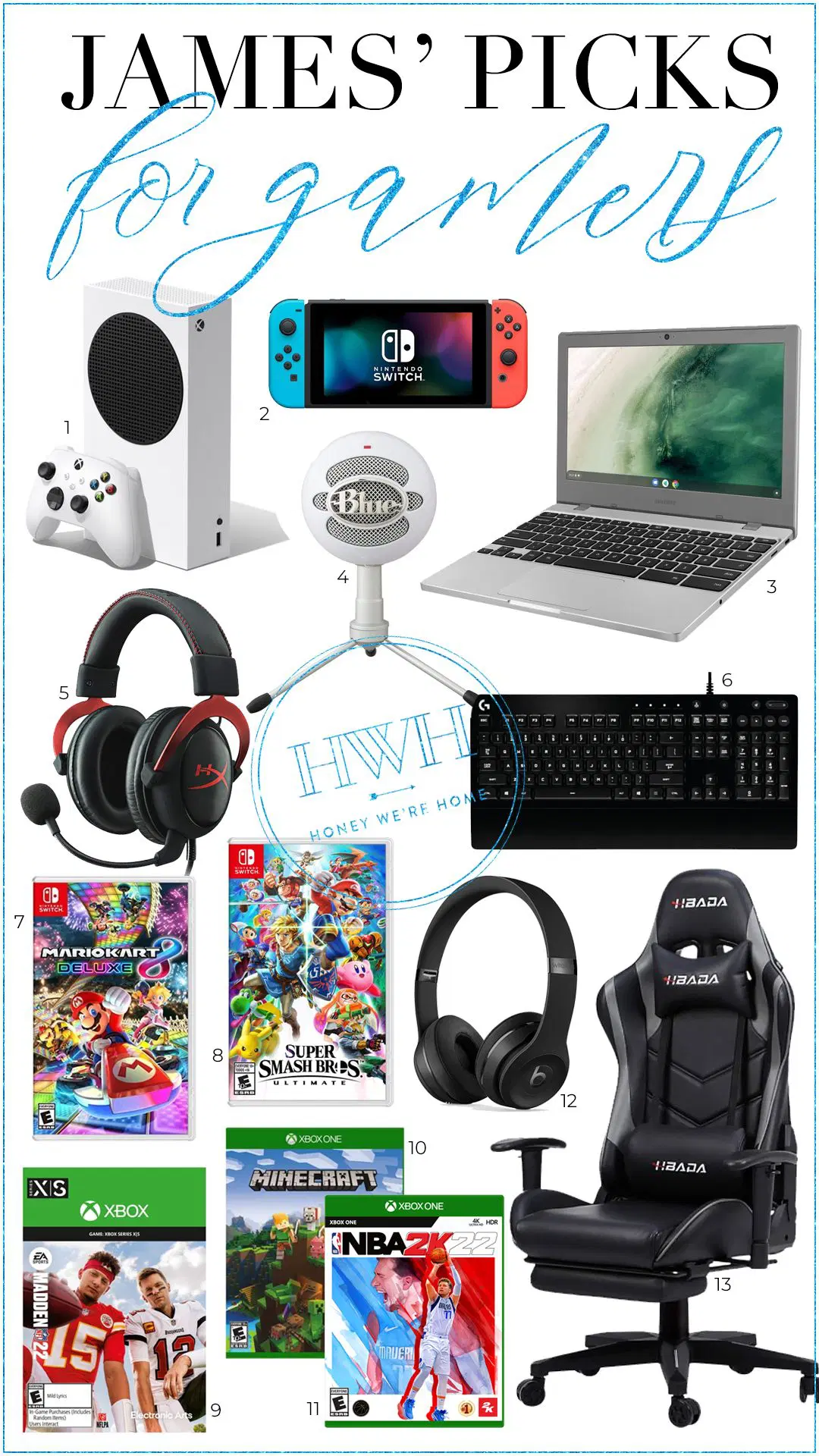 James’ Picks for Gamers, Plus Gifts for Her & Kids