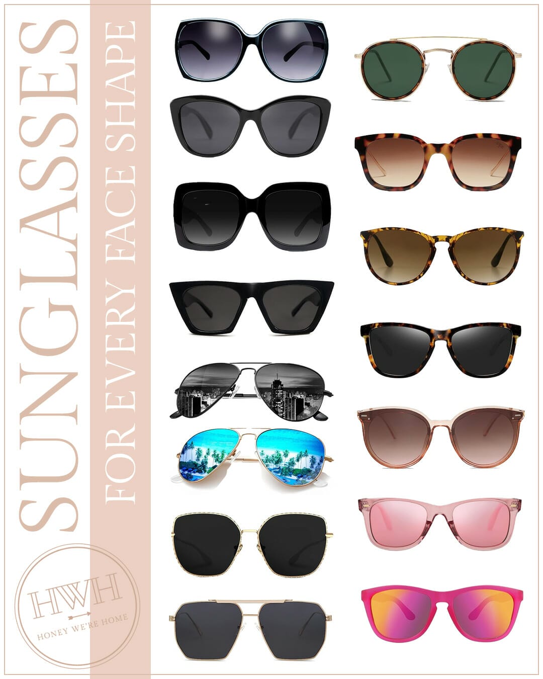 Amazon Sunglasses for Every Face Shape Under $25