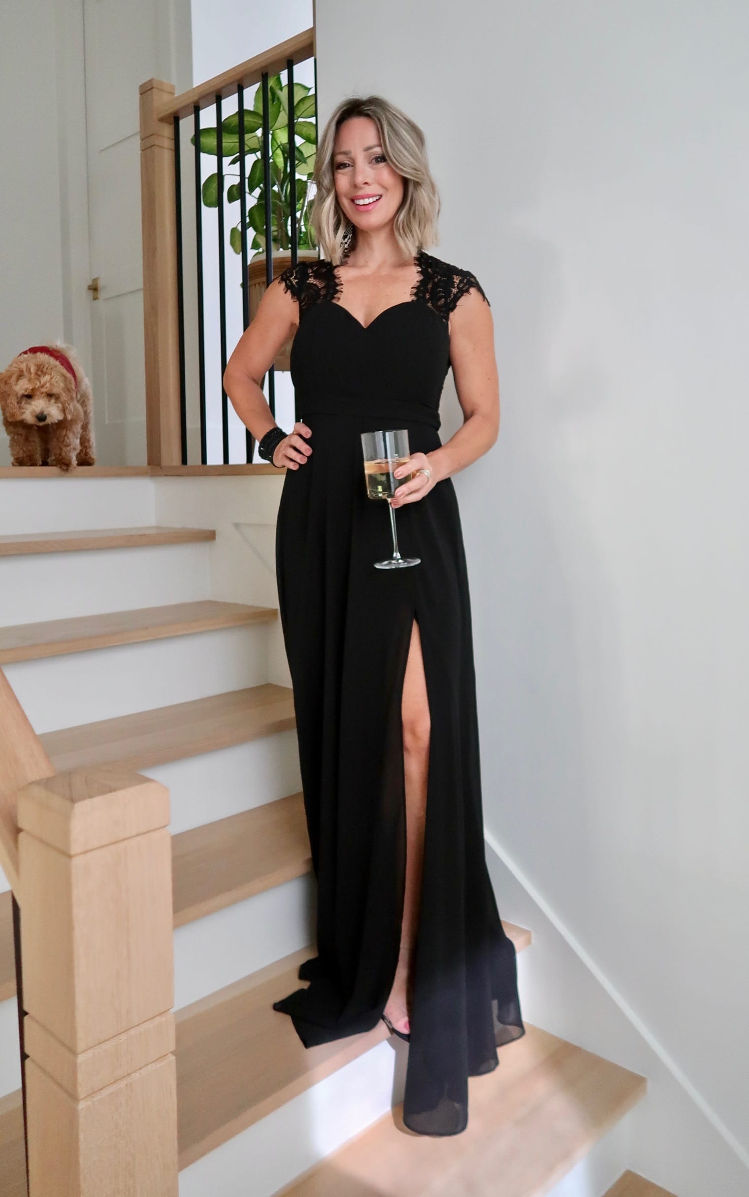 Long black gowns 2025 under $100