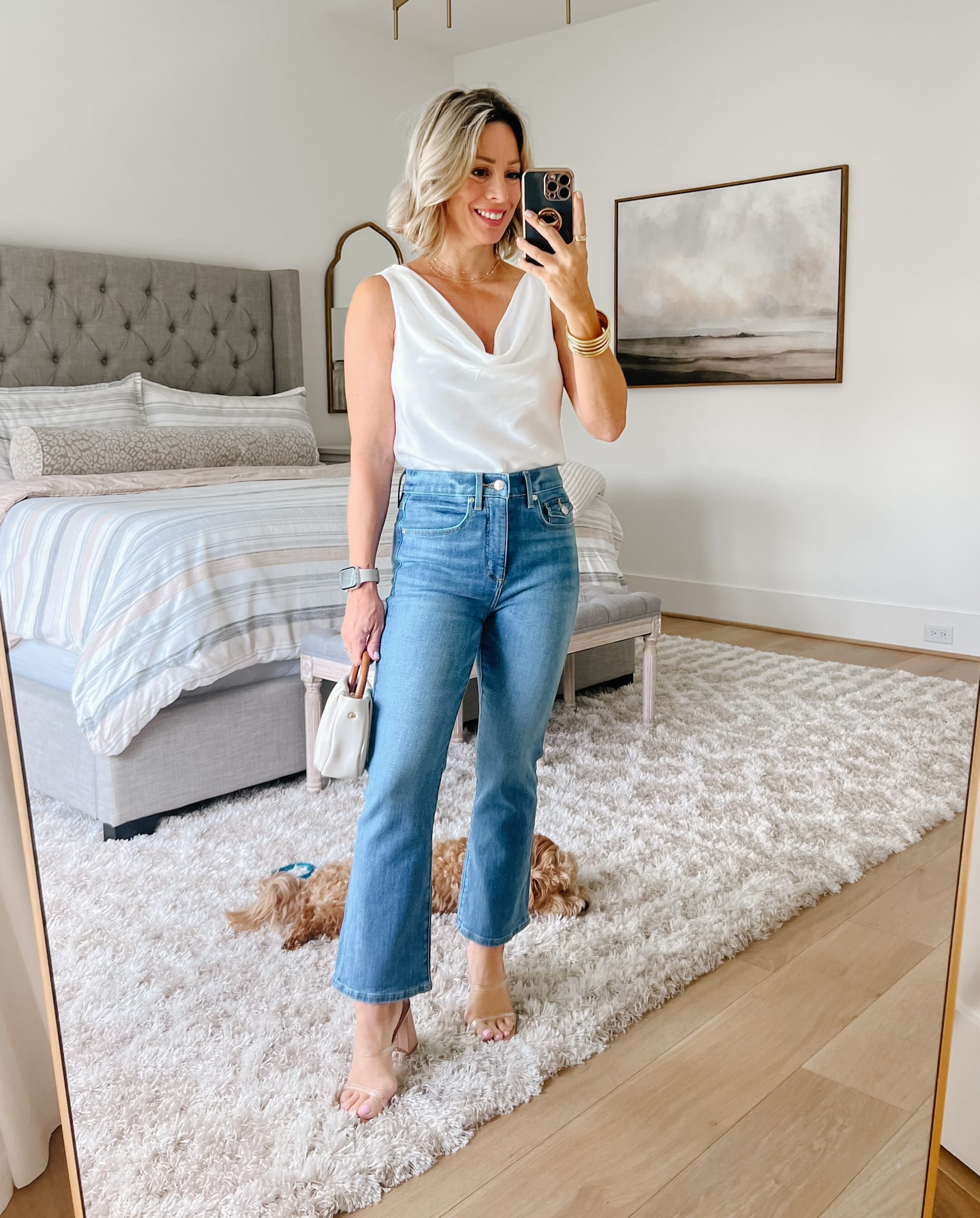 What I Wore | March (& decluttering jeans)